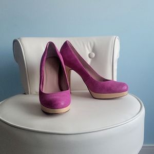 Beautiful Magenta Pink Cole Haan x Nike Air Platform Pumps - Gently Used